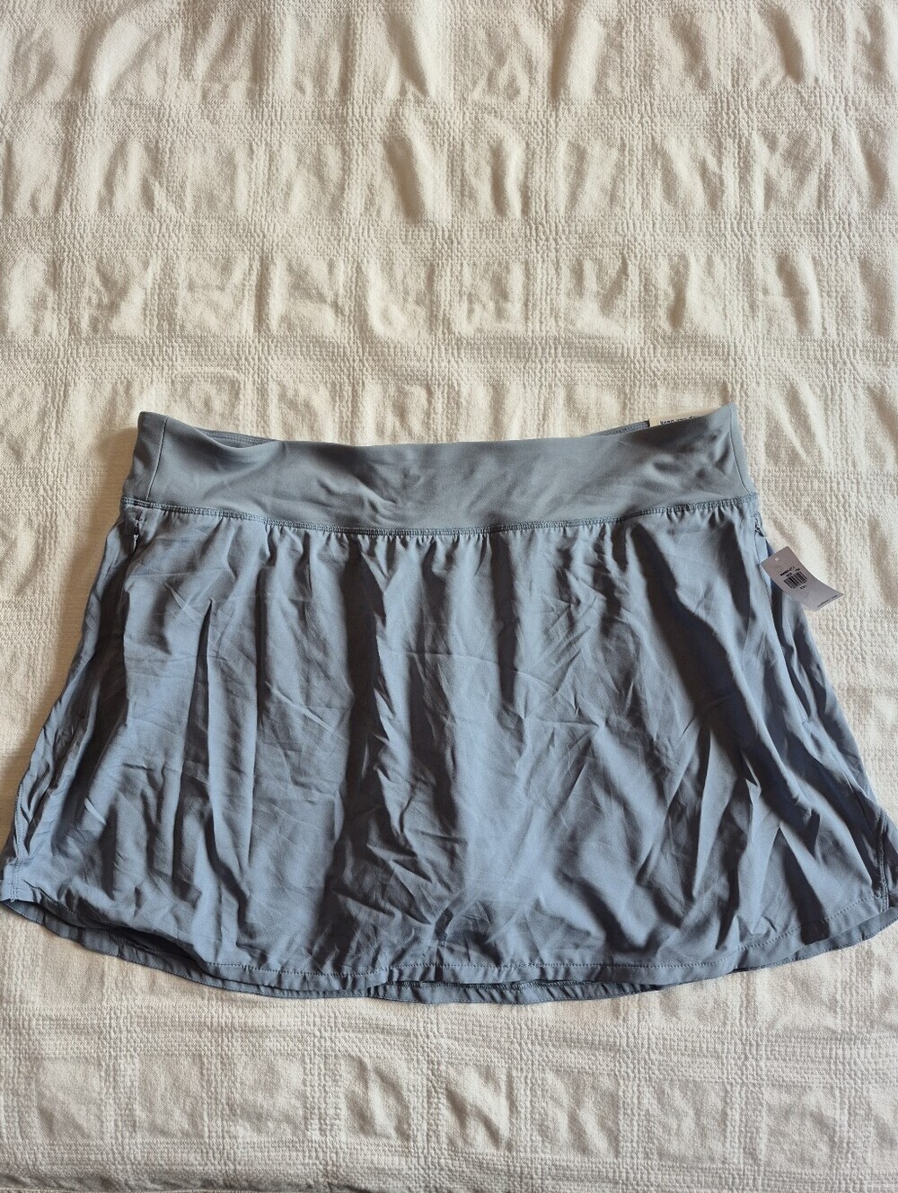 Old Navy women's XXL light blue skort 4 way stretch, zip pockets, NEW